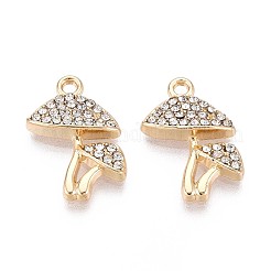 Pendentifs en strass en alliage de placage de rack&nbsp;PALLOY-T091-27M-G