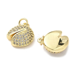 Pendentifs avec zircon cubiques à micro-pavés en laiton&nbsp;KK-Z120-26G