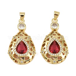 Colgante micropavé cubic zirconia de latón&nbsp;KK-S526-20G-A