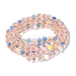 Trasparenti perle di vetro placca fili&nbsp;GLAA-Q099-D01-06