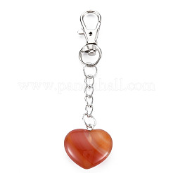 Natürlicher Mischedelstein keychain&nbsp;G-S299-133