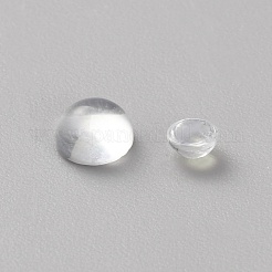 Cabochon in vetro semicircolari&nbsp;GLAA-WH20012-01G