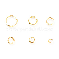 Ottone anelli di salto aperto&nbsp;KK-JQ0001-01G