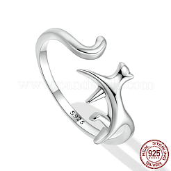 Manschettenringe aus Sterlingsilber in Katzenform 925&nbsp;FS-WG85062-01