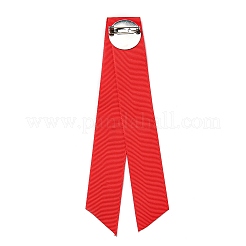 Broche épingle de sûreté en ruban de polyester de noël&nbsp;LS-JEWB-H012-01A
