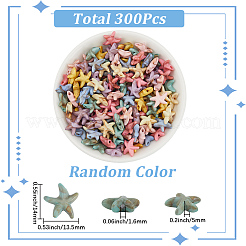 300pcs Acrylperlen&nbsp;SACR-SP0001-47