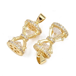 Ciondoli di zirconi in ottone&nbsp;X-KK-L251-38G