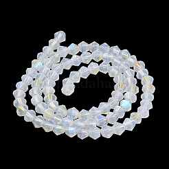 Nachahmung Jade galvanisieren Glasperlen Stränge&nbsp;EGLA-A039-J6mm-L05