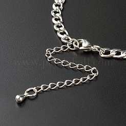 Anlaufbeständige handgefertigte Panzerketten aus 304 Edelstahl für die Herstellung von Armbändern und Accessoires&nbsp;AJEW-JB01021