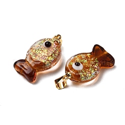 Pendenti in vetro soffiato dicroico fatti a mano&nbsp;X1-DICH-G001-01G-02