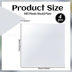 4 feuille de moule en plastique ABS&nbsp;DIY-OC0015-88A