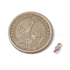 7 stücke 7 arten natürliche rote jaspis & tigerauge & rosenquarz & aventurin & magnesit & lapislazuli & amethyst facettierte runde charme&nbsp;PALLOY-JF03452