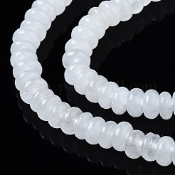 Hilos de abalorios de jade blanco natural&nbsp;G-S366-111