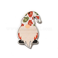 Ciondoli grandi natalizi in legno stampato monofacciale&nbsp;WOOD-H102-01A