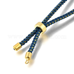 Creazione di braccialetti scorrevoli in cordoncino di cotone intrecciato&nbsp;MAK-R001-01G-29