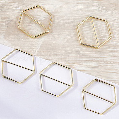 60 pieza de clips de papel de hierro&nbsp;AJEW-CP0009-30A