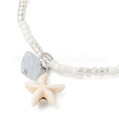 Stretch-Armbänder aus Saatperlen-Glasperlen für Damen&nbsp;BJEW-JB11638-03