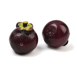 Cuentas de resina opaca de la serie Fruit&nbsp;RE-CBAC4C7-11C