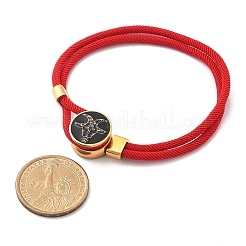 Bracelets multibrins en cordons nylon constellation&nbsp;BJEW-U016-01B-08