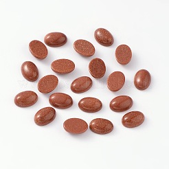 Ovale cabochon Goldstone sintetici&nbsp;G-P131-14x10-03