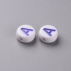 Perle acriliche bianche opache&nbsp;SACR-T338-12A