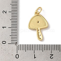 Pendentifs en laiton et zircone cubique&nbsp;KK-Z056-32G-04