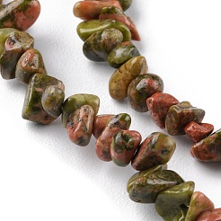 Natur Unakit Perlen Stränge&nbsp;LS-G-G0003-B13