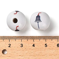 Europäische Perlen aus Naturholz&nbsp;WOOD-S059-01D