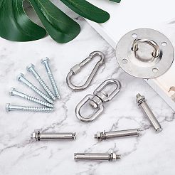 Gancio per altalena in acciaio inox 201&nbsp;STAS-WH0023-78
