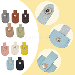 10 Stück bogenförmige Nagelknipser-Etuis aus Kunstleder in 10 Farben&nbsp;DIY-CL0002-28B