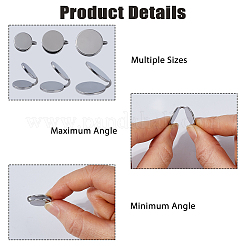 12 paire de boucles d'oreilles manchettes en acier inoxydable 304&nbsp;EJEW-HS0001-36P