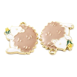 Pendentifs d'émail en alliage&nbsp;ENAM-D051-17A-G