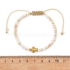 Geflochtene Perlenarmbänder aus Glassamenperlen&nbsp;BJEW-JB13836