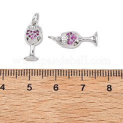 Shegrace Messing-Anhänger mit Mikropavé-Fassung aus Zirkonia&nbsp;XGRQ2C949-406P