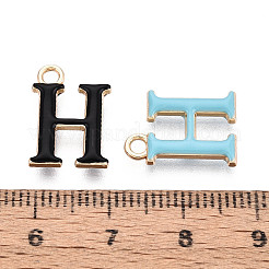 Crémaillère placage pendentifs en émail d'alliage&nbsp;ENAM-T024-53H-G