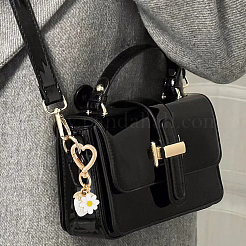 2 porte-clés en alliage émaillé avec fraise en acrylique&nbsp;KEYC-BBC0001-06B