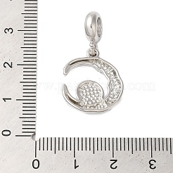 Gestell-Beschichtung Legierung Strass Glas europäischen baumeln Charms&nbsp;PALLOY-S189-33P