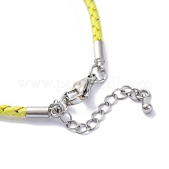 Fabrication de bracelets tressés en cordon polyester&nbsp;MAK-Z003-01P-32