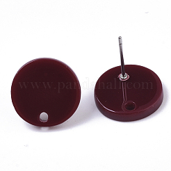 Zubehör der Ohrstecker aus Celluloseacetat (Harz)&nbsp;KY-R022-018