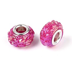 Perle europee in resina opaca&nbsp;RESI-T057-29I