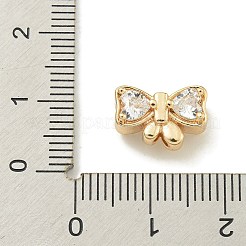 Placcatura a cremagliera in ottone con micro pavé di zirconi cubici&nbsp;KK-K386-19G