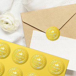 34 Blatt selbstklebende Aufkleber mit Goldfolienprägung&nbsp;DIY-WH0509-027