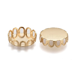 Montature per cabochon in acciaio inossidabile 304&nbsp;STAS-P249-16G-G