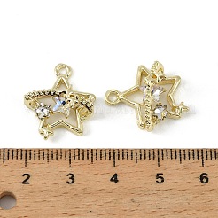 Pendentifs en alliage de zircone cubique transparente micro pavée&nbsp;FIND-H024-16G