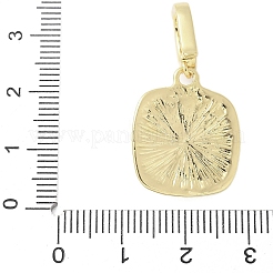 Messing Emaille-Anhänger&nbsp;KK-F886-01G-05