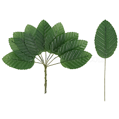 200 feuille artificielle en tissu de soie&nbsp;AJEW-CN0004-07B
