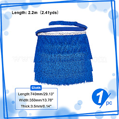 Bauchtanz-Shorts aus Polyester mit Quasten&nbsp;AJEW-WH0038-96A