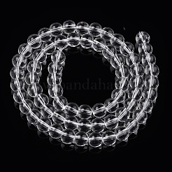 Transparente Glasperlen Stränge&nbsp;X-GLAA-T032-T6mm-13