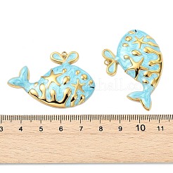 Pendentifs en acier inoxydable émaillé Ocean 304&nbsp;X-STAS-T076-08F-03G