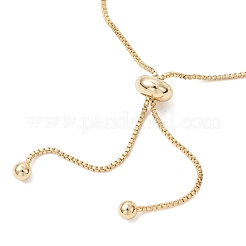 Messingarmbänder mit Schiebeverschluss und Zirkonia-Pavé&nbsp;BJEW-JB13005